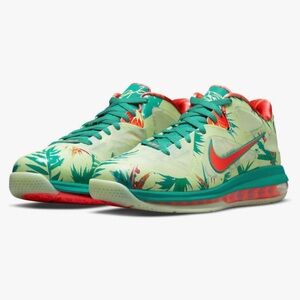 Nike Lebron 9 Low Shoes “LeBronald Palmer” Lime DO9355-300 Men's 8.5 NWOB